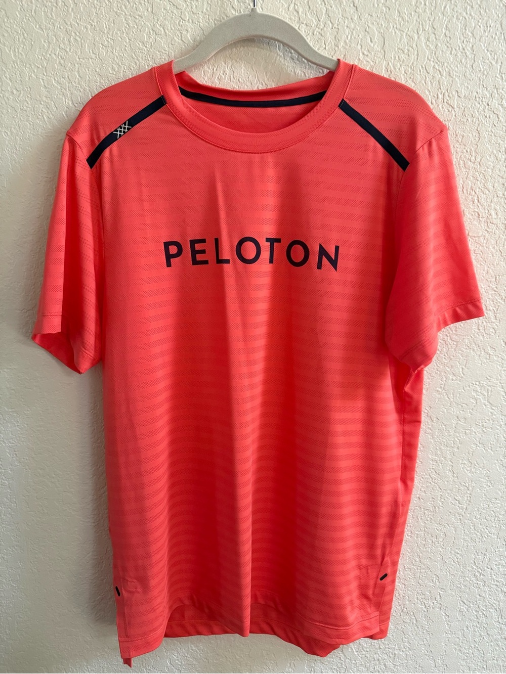 RHONE Peloton Men’s Short-Sleeve Performance Tee in Coral